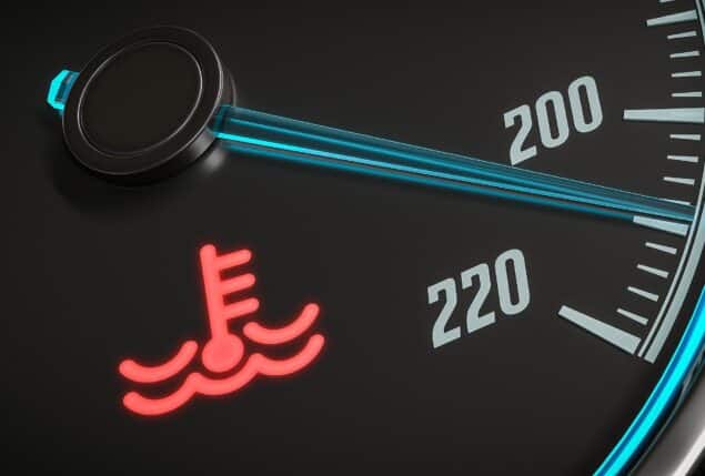 O que fazer quando a luz de temperatura está acesa?